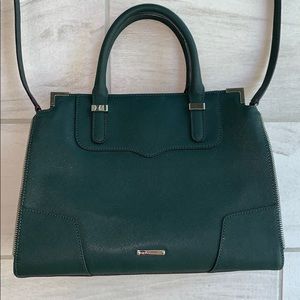 Rebecca Minkoff Amorous Satchel dark green